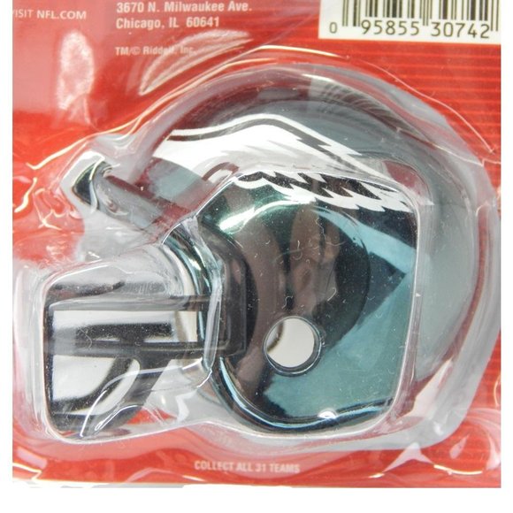 New Riddle Sports Mini Color Chrome Football Helme - Picture 10 of 16